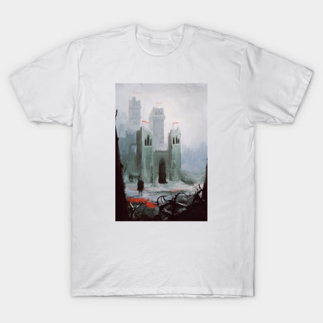 Castle in the Snow T-Shirt by AidanJWar